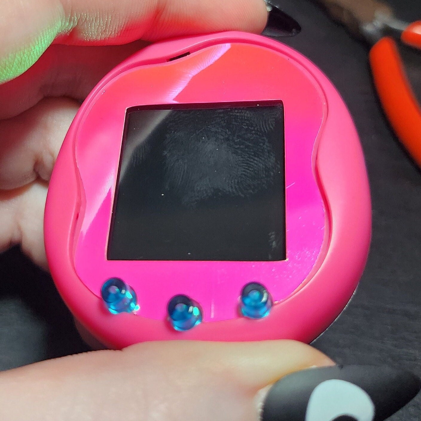 Tamagotchi Uni Holographic Pink Faceplate