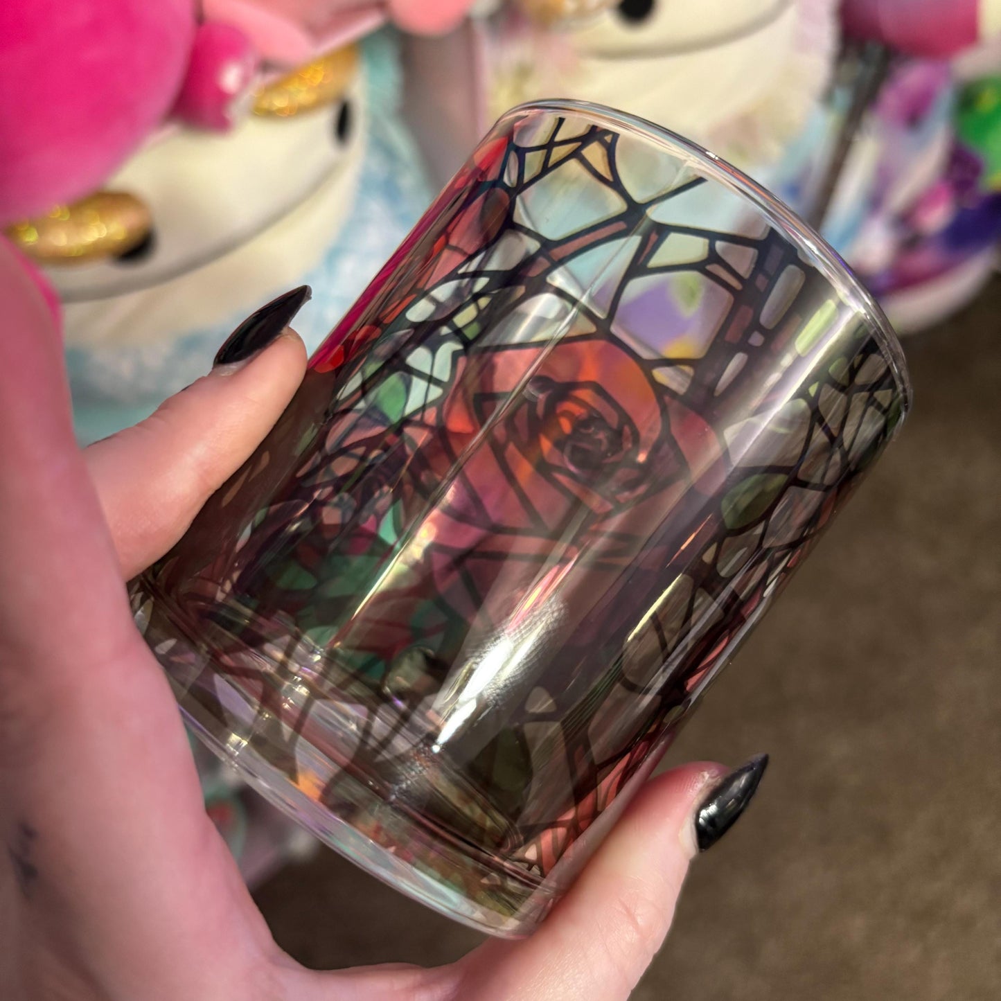 Sublimated Stained Glass Coffee Mug – Vibrant and Unique