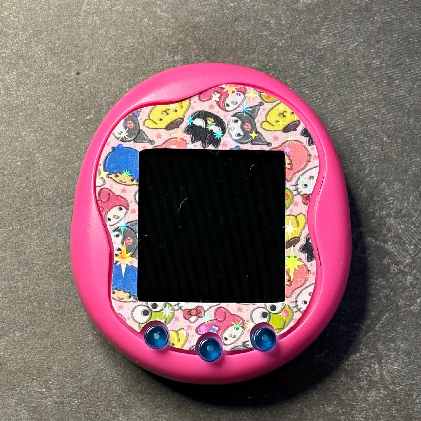 Faceplate for Tamagotchi Uni - Holographic Anime characters 2 - electronic pet skin