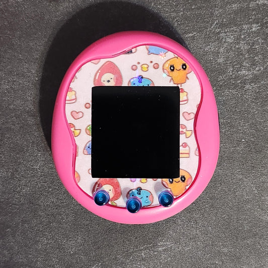 Faceplate for Tamagotchi Uni - Holographic Tamagotchi Pattern  -  electronic pet skin