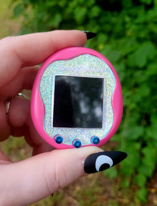 Tamagotchi Uni Holographic Fine Glitter Faceplate