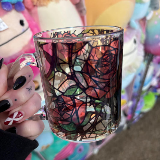 Sublimated Stained Glass Coffee Mug – Vibrant and Unique