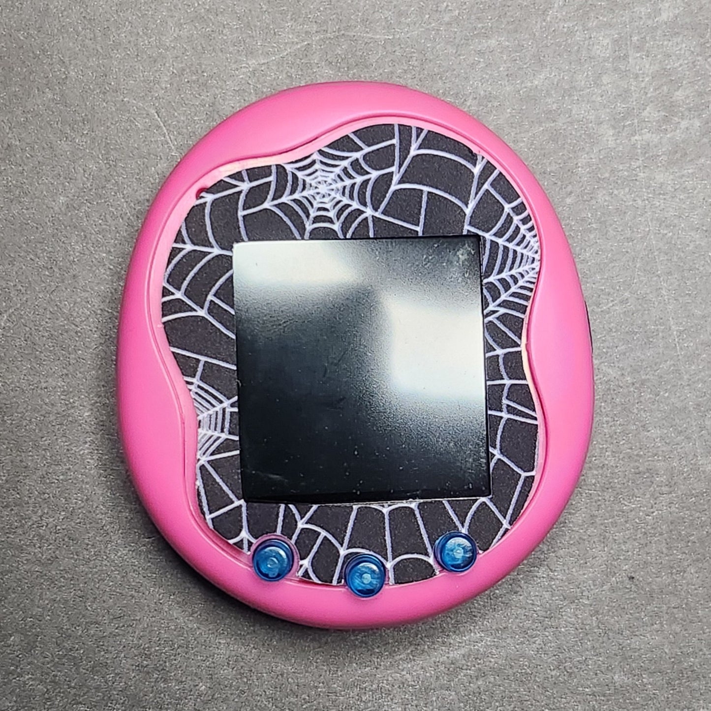 Faceplate for Tamagotchi Uni - Spider web -  electronic pet skin