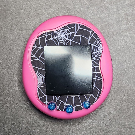 Faceplate for Tamagotchi Uni - Spider web -  electronic pet skin
