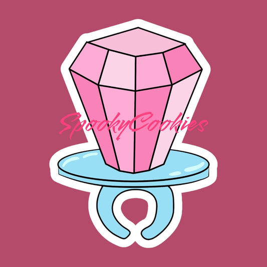 Ring Pop Sticker – Retro Y2K Aesthetic Candy Decal, Nostalgic 2000s Sweet Treat Sticker