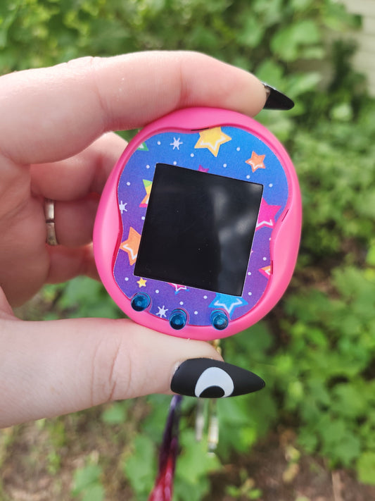 Tamagotchi Uni 90s Rainbow Stars Space Faceplate