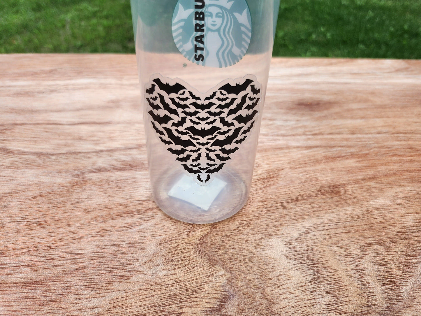 Flying Bats Clear Sticker - Transparent, Waterproof Decor - Perfect for Laptops and Water Bottles - Unique Halloween Gift