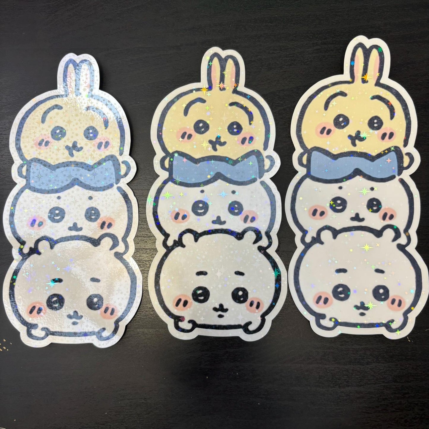 6 inch Chiikawa Holographic Sticker - Cute Kawaii Anime Decal